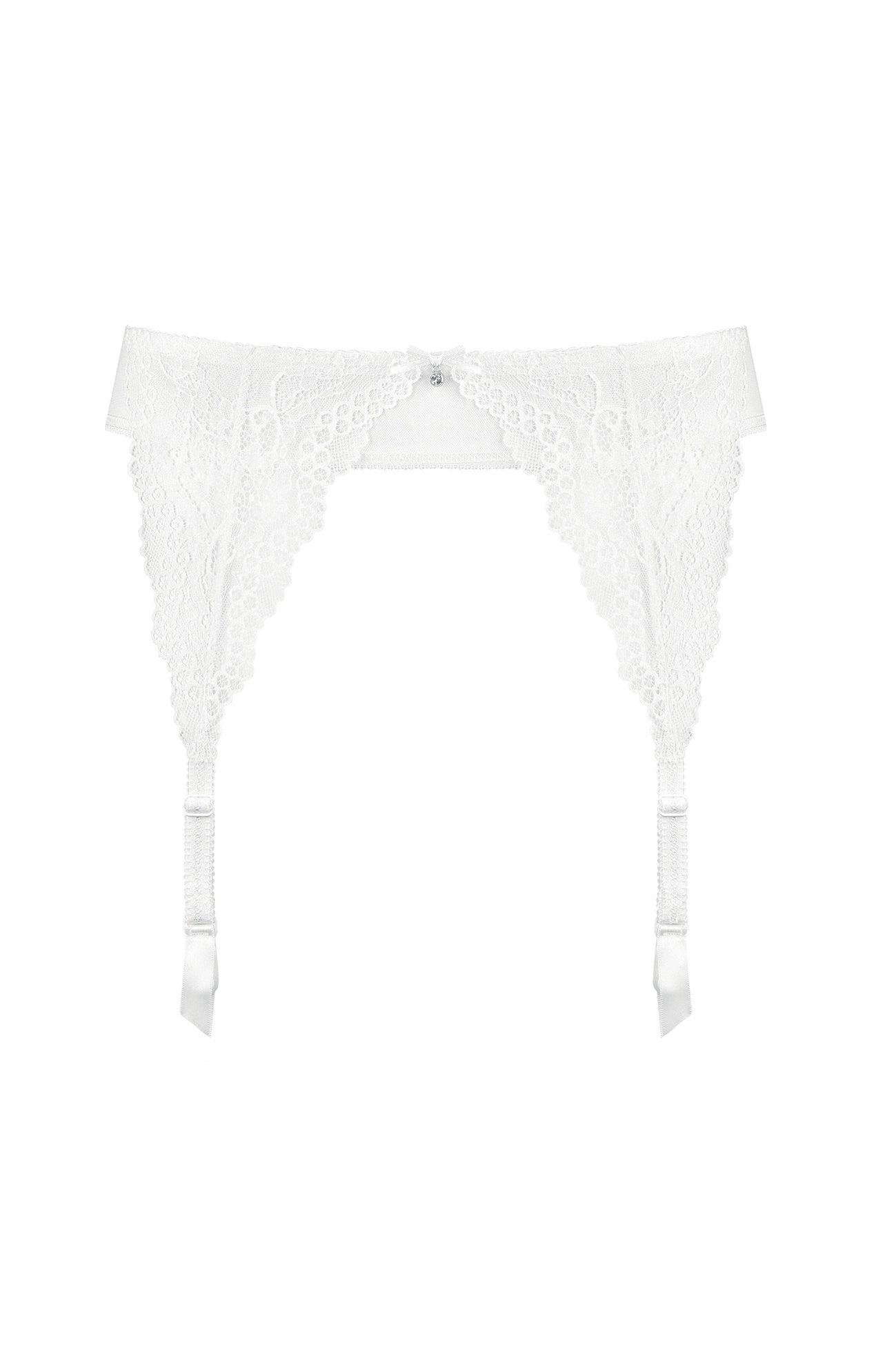 Scarlet lace garter belt (white) (Discount Group B) | Gorteks | MySalvio