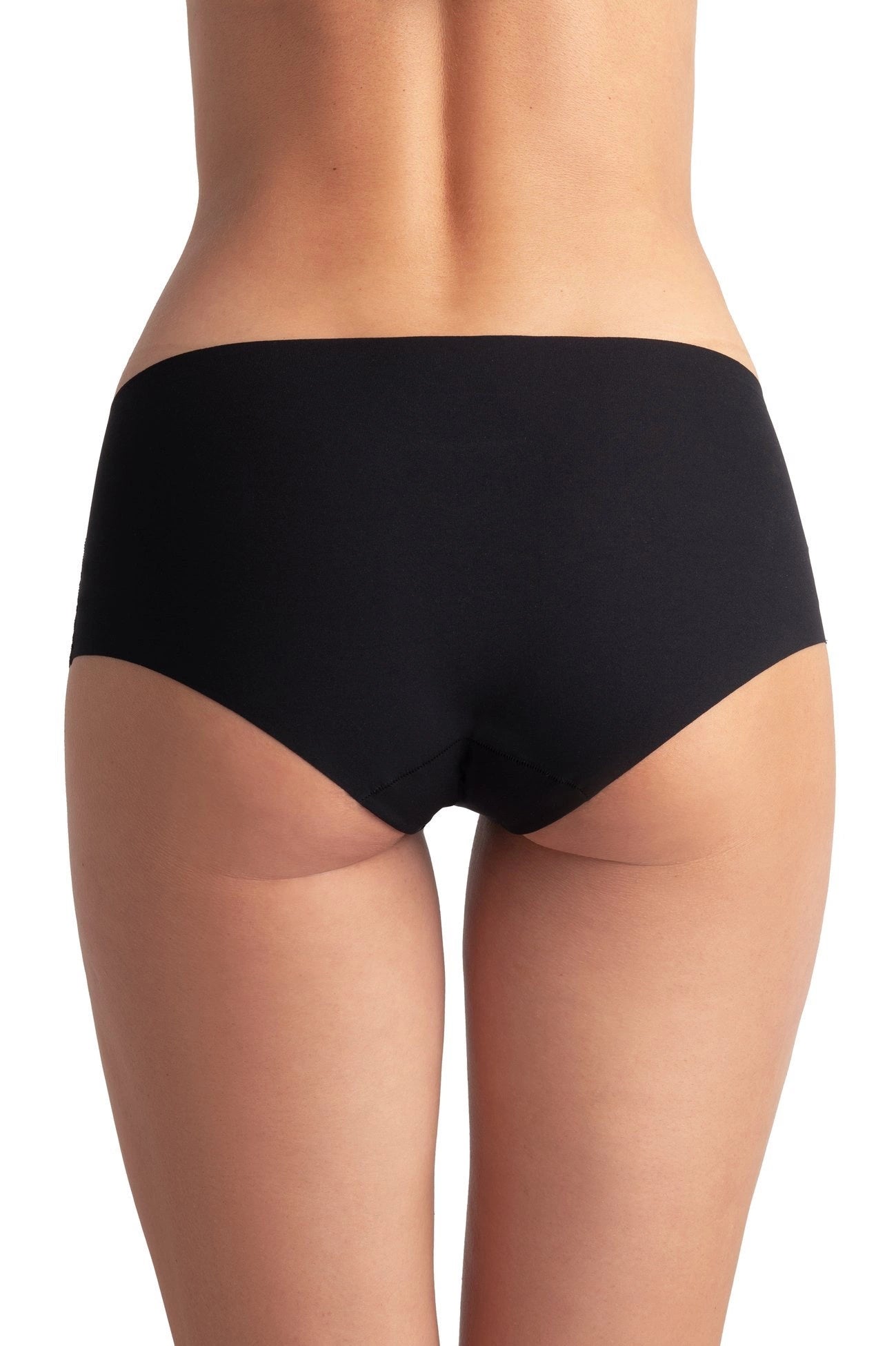 Susana black seamless boy-short briefs (Discount Group B) | Gorteks | MySalvio