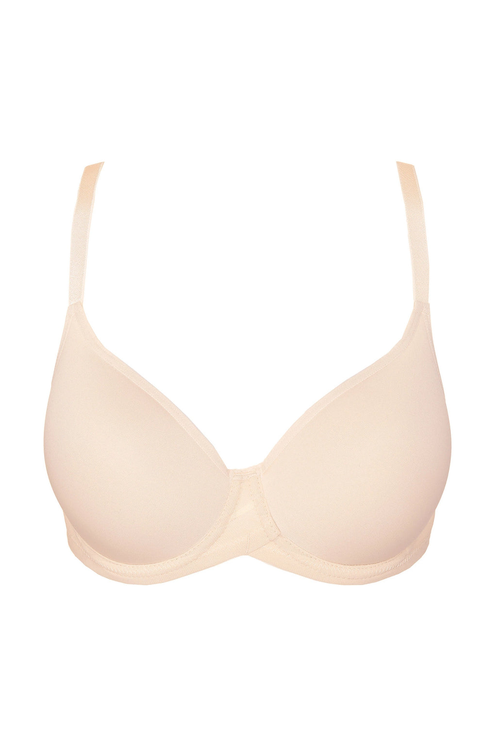 Luna smooth padded bra beige (Discount Group A) | Gorteks | MySalvio