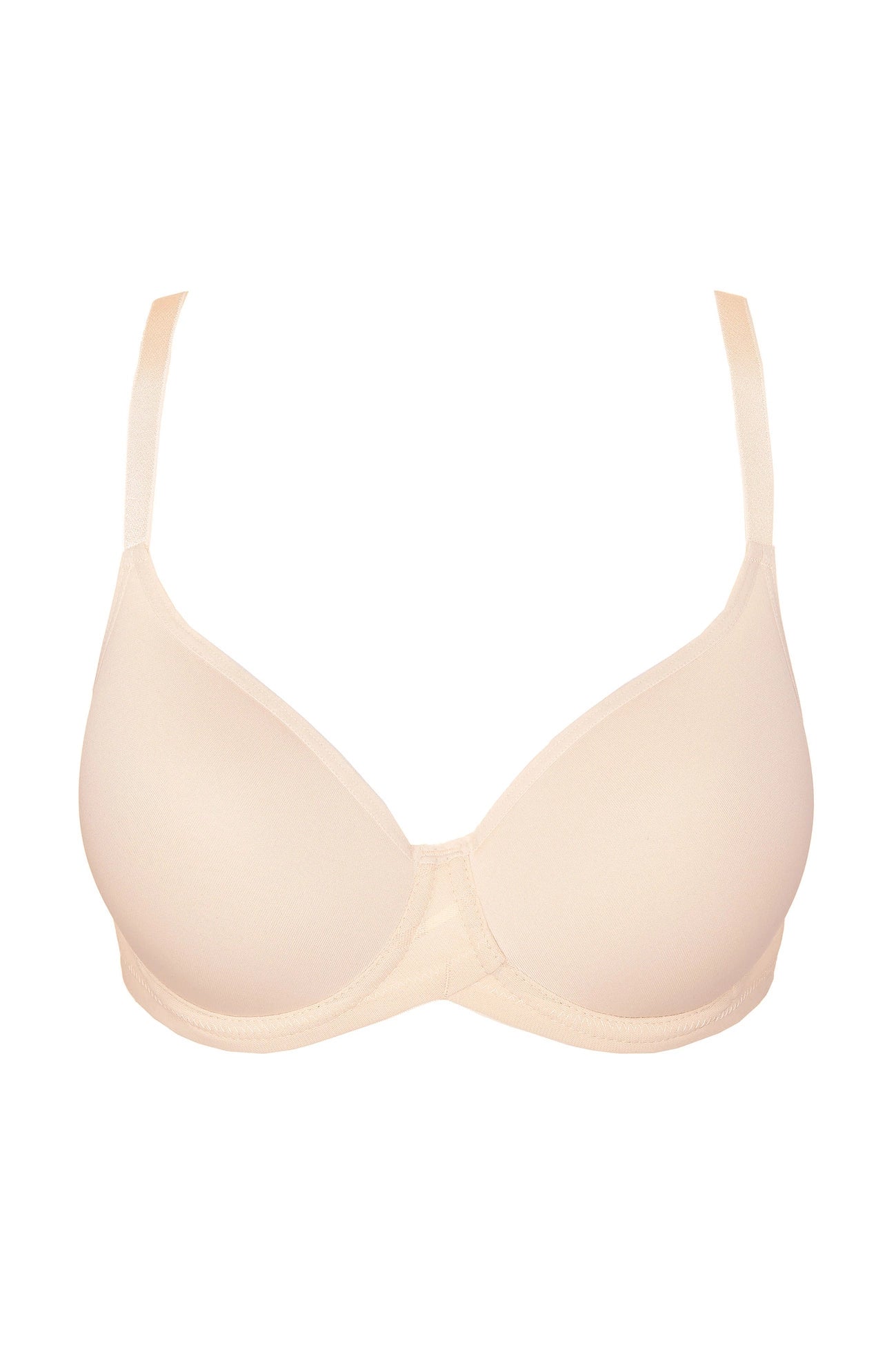 Luna smooth padded bra beige (Discount Group A) | Gorteks | MySalvio