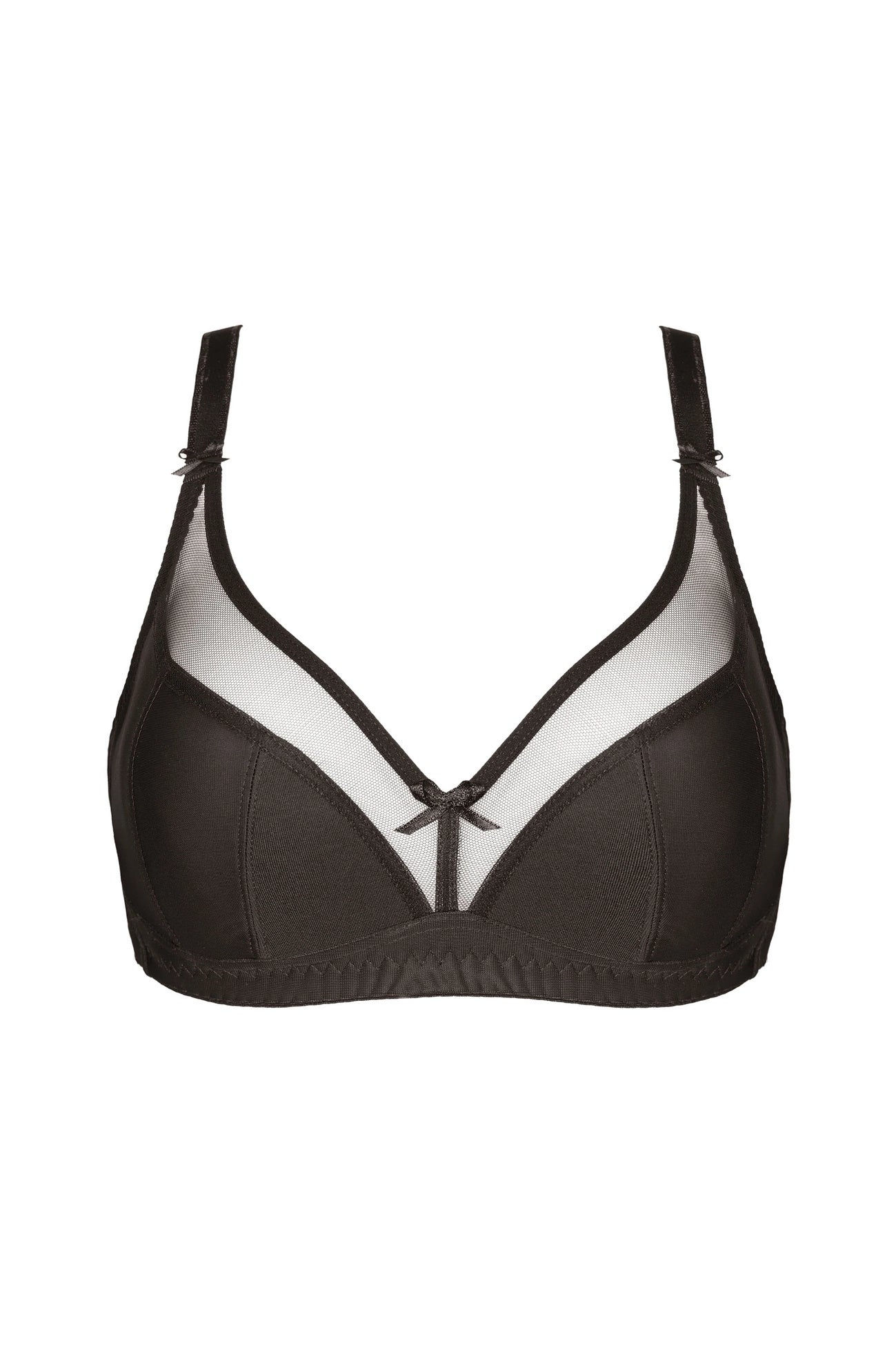 Zara soft bra without underwire black (Discount Group A) | Gorteks | MySalvio