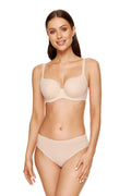 Anna smooth padded bra beige (Discount Group A) | Gorteks | MySalvio