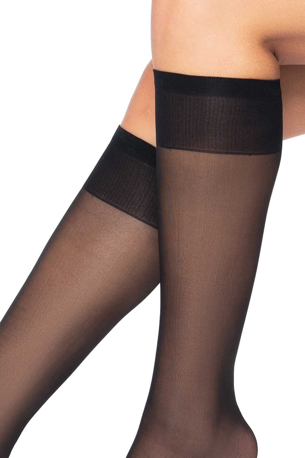 Knee-highs non-binding black 2 pairs black 15 DEN (Discount Group C) | Gorteks | MySalvio