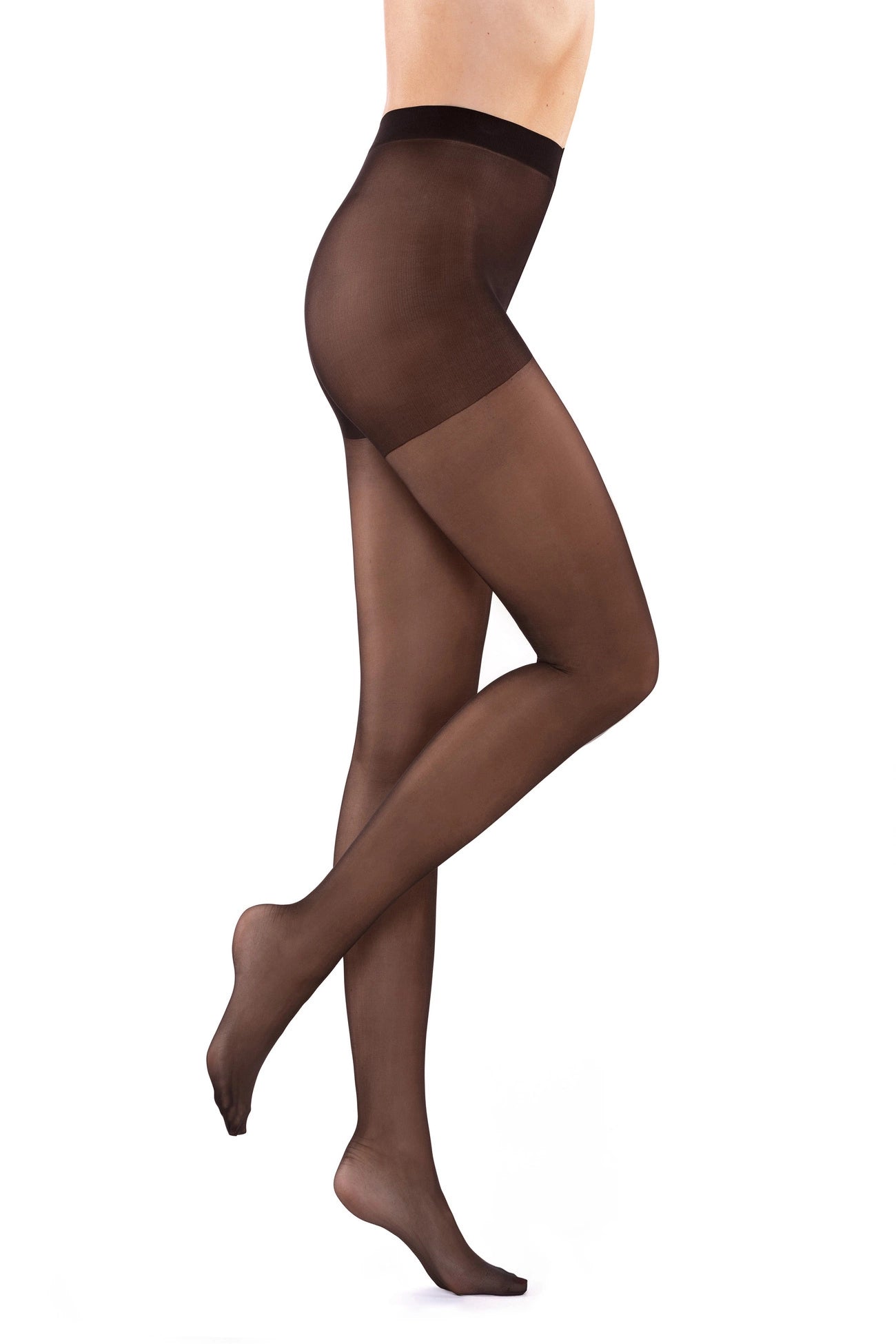 Thin black smooth tights 15 DEN (Discount Group B) | Gorteks | MySalvio