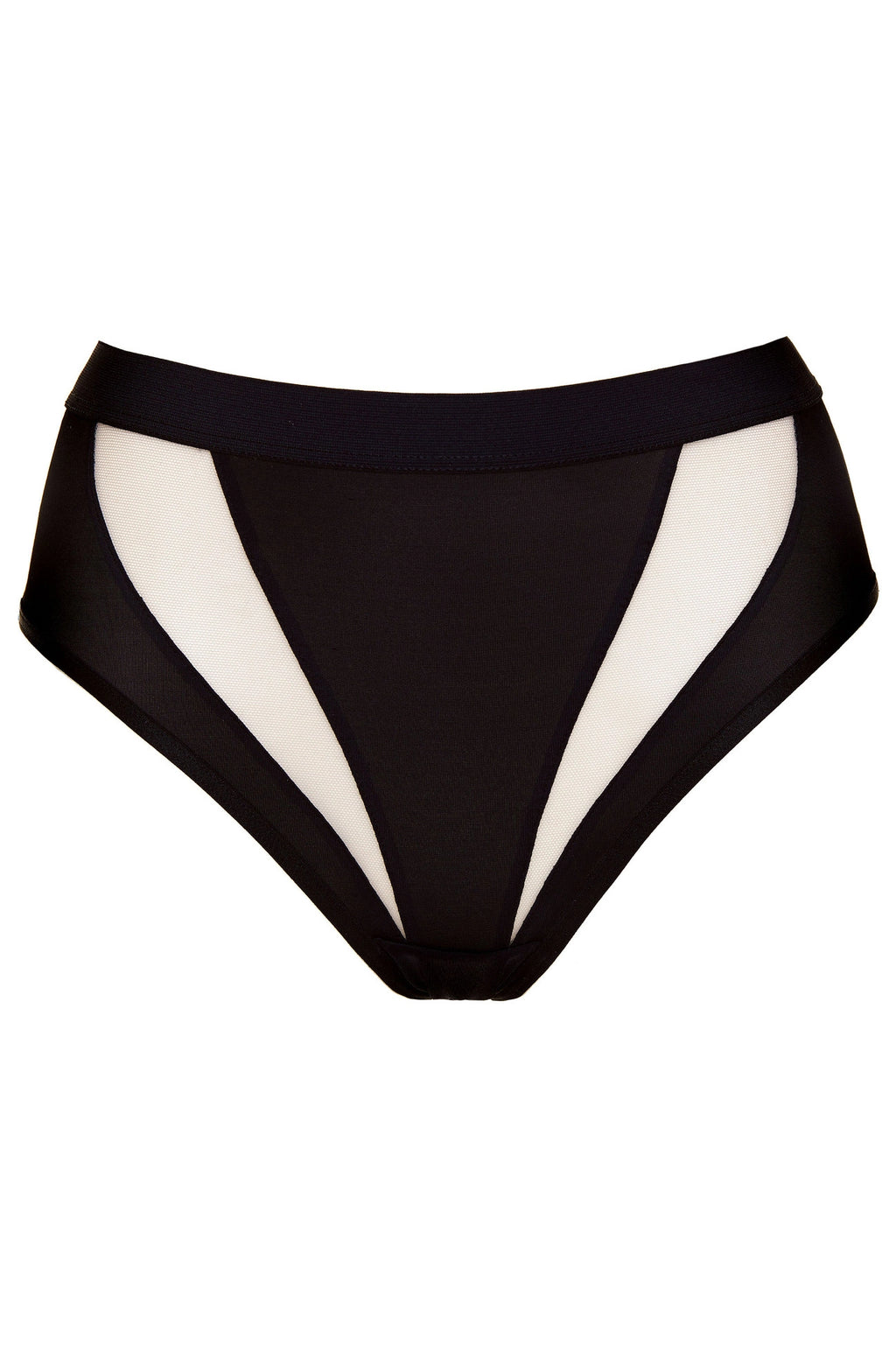 Merida briefs with wide waistband black-beige (Discount Group B) | Gorteks | MySalvio