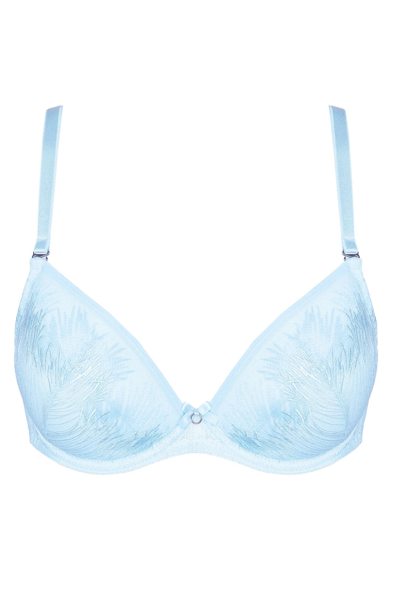 Mable push-up bra with embroidery (light blue) (Discount Group A) | Gorteks | MySalvio