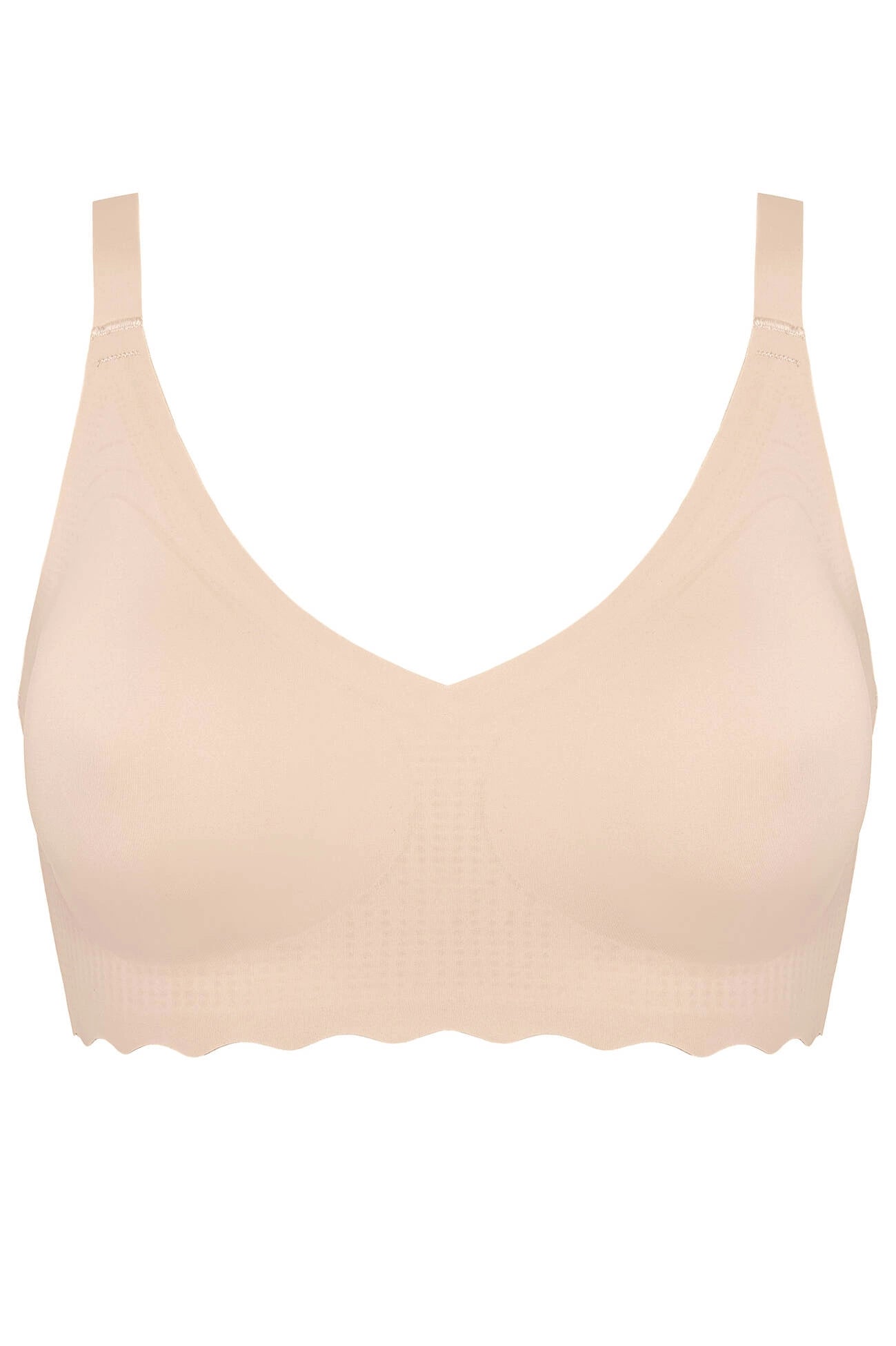 Ally beige soft bra with removable pads (Discount Group A) | Gorteks | MySalvio