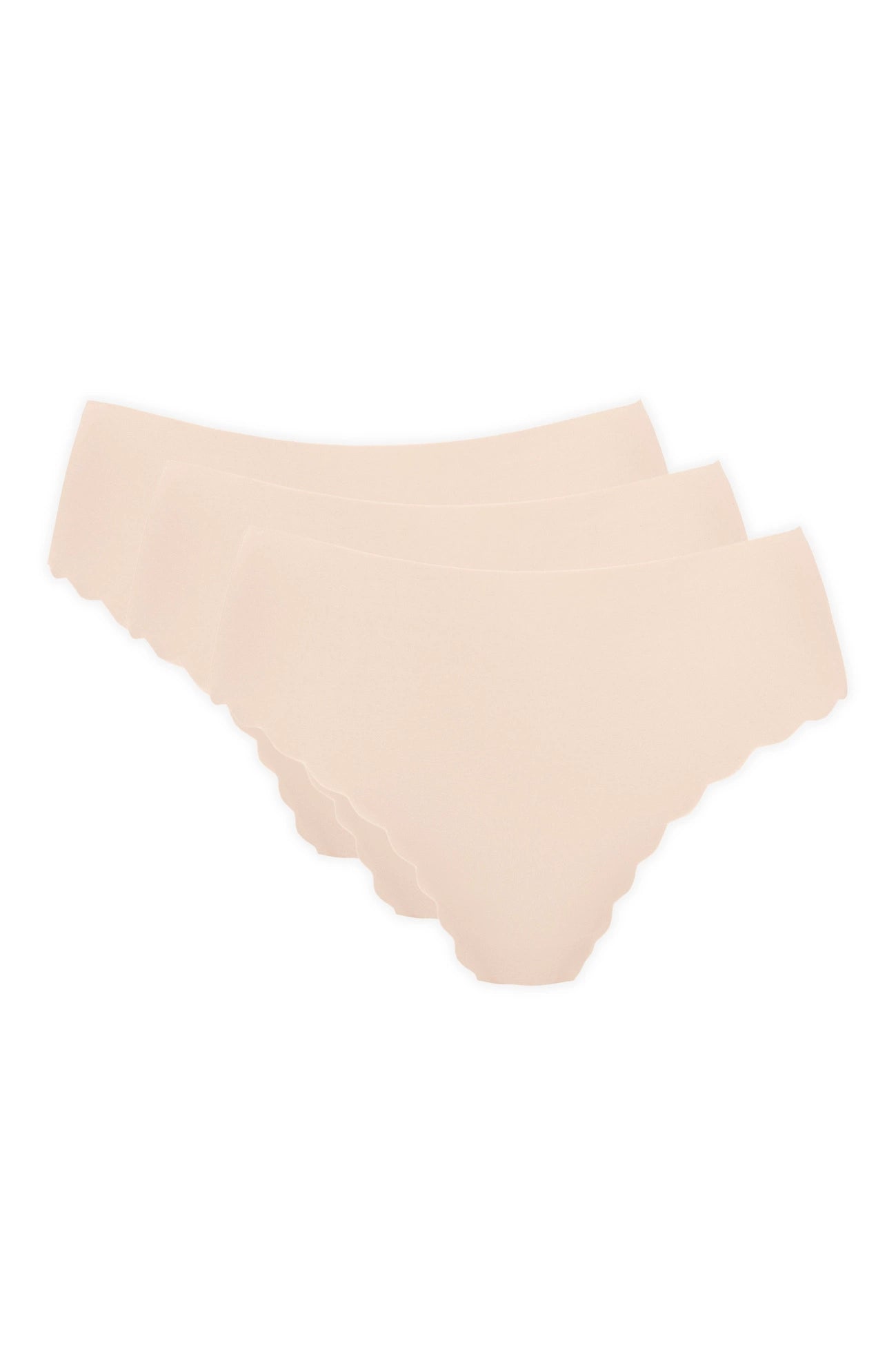 Lucky seamless briefs with decorative edge 3-pack beige (Discount Group A) | Gorteks | MySalvio