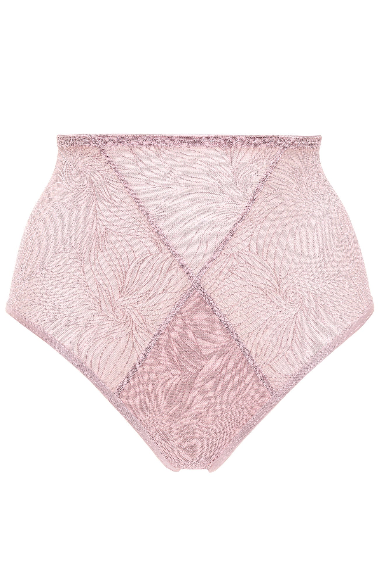 Cate high-waisted lace briefs (pink) (Discount Group B) | Gorteks | MySalvio