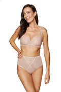 Cate padded bra with lace beige (Discount Group B) | Gorteks | MySalvio