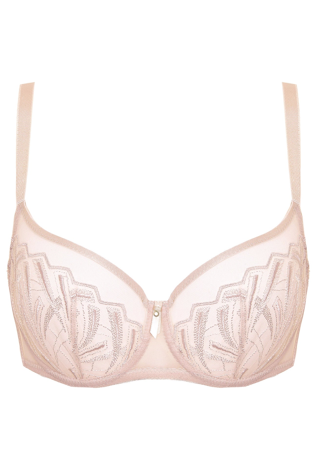 Angel soft bra with embroidery beige (Discount Group A) | Gorteks | MySalvio