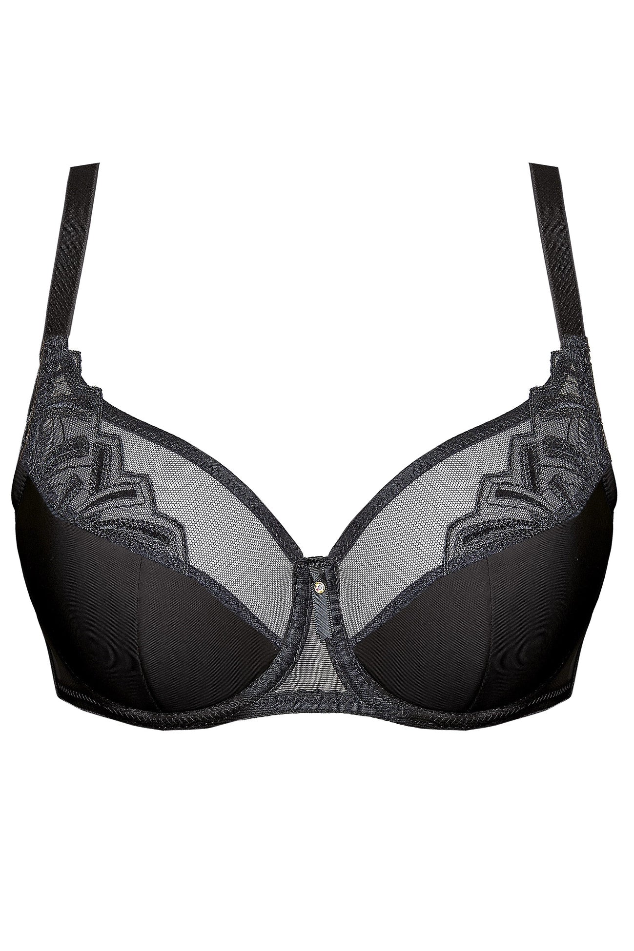 Angel semi-padded bra black (Discount Group A) | Gorteks | MySalvio