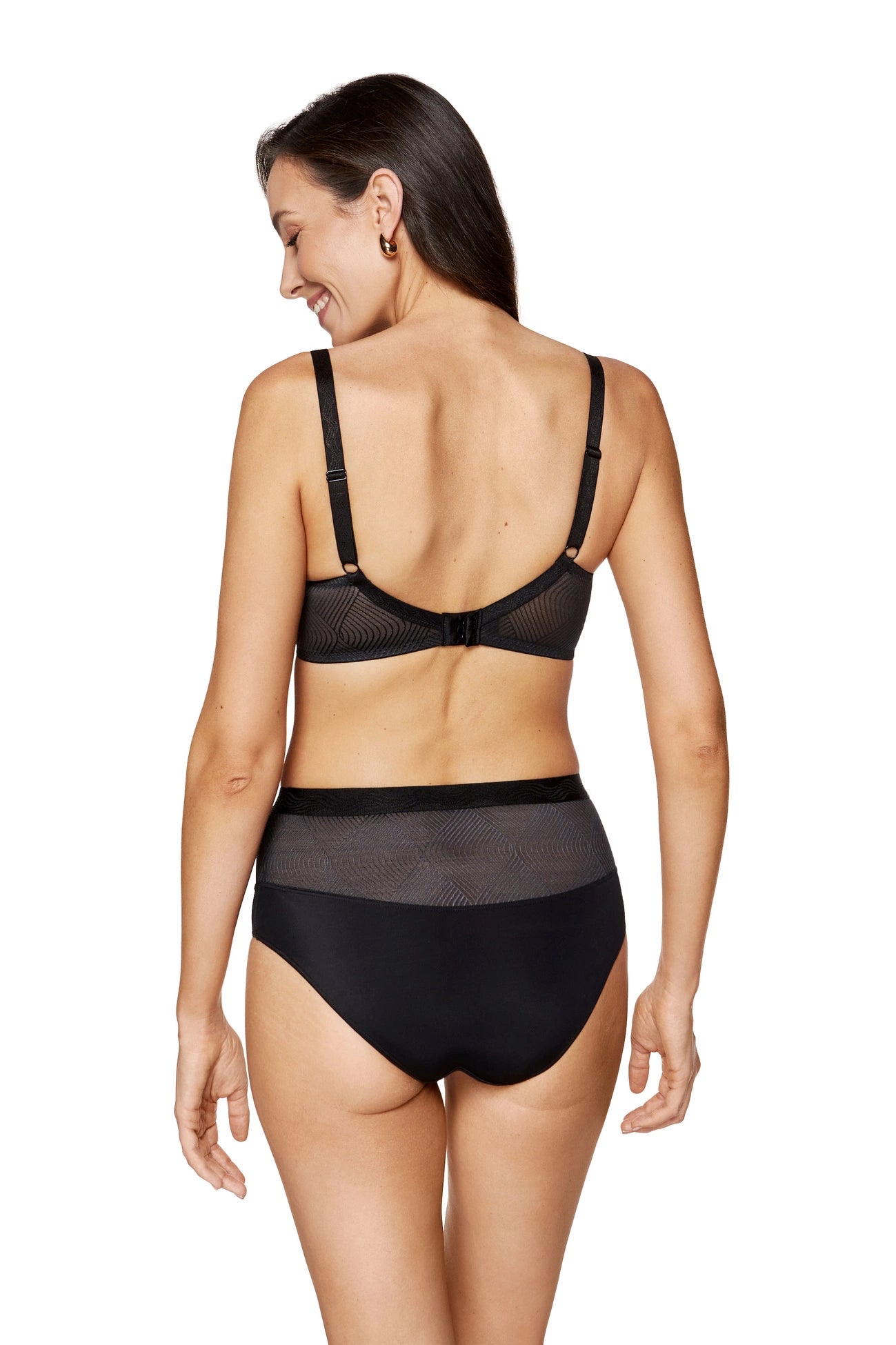 Laurel high-waisted briefs (black) (Discount Group B) | Gorteks | MySalvio