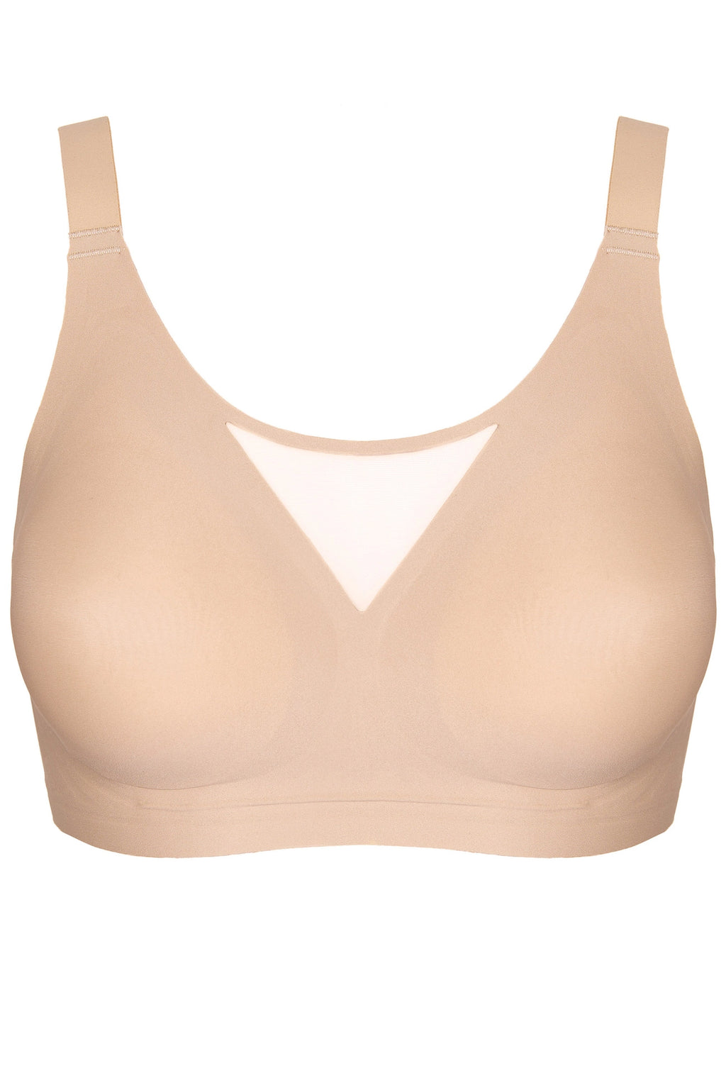 Misty soft non-wired bra plus size (beige) (Discount Group A) | Gorteks | MySalvio