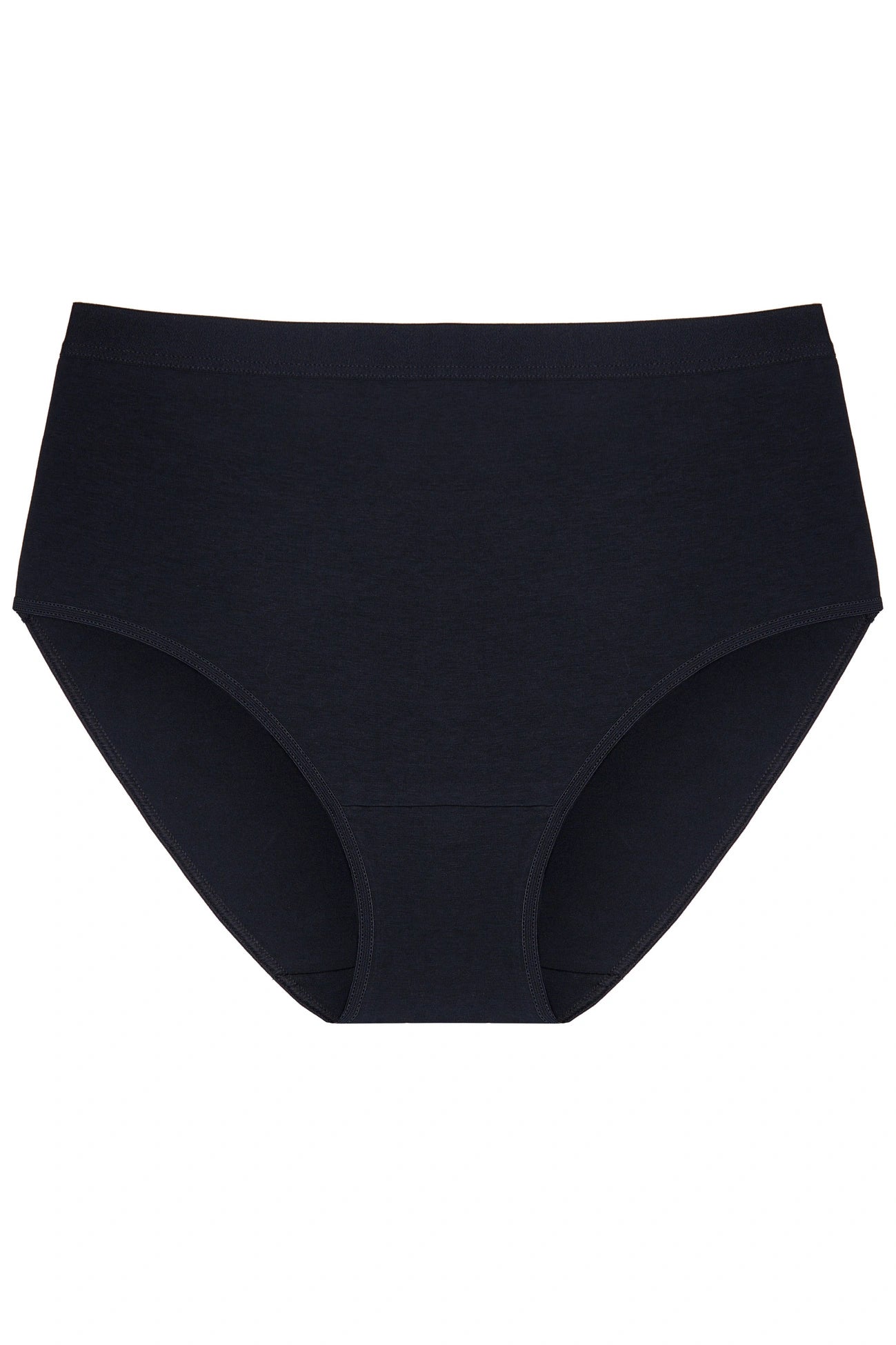 Sara High-Waist Cotton Briefs (Black, 3-Pack) (Discount Group B) | Gorteks | MySalvio