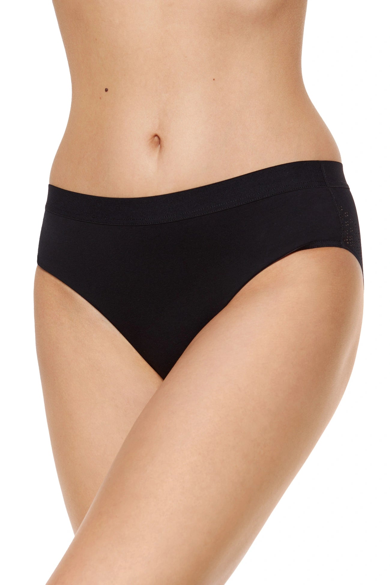 Olga Cotton Briefs with Lace black (3-Pack) (Discount Group A) | Gorteks | MySalvio