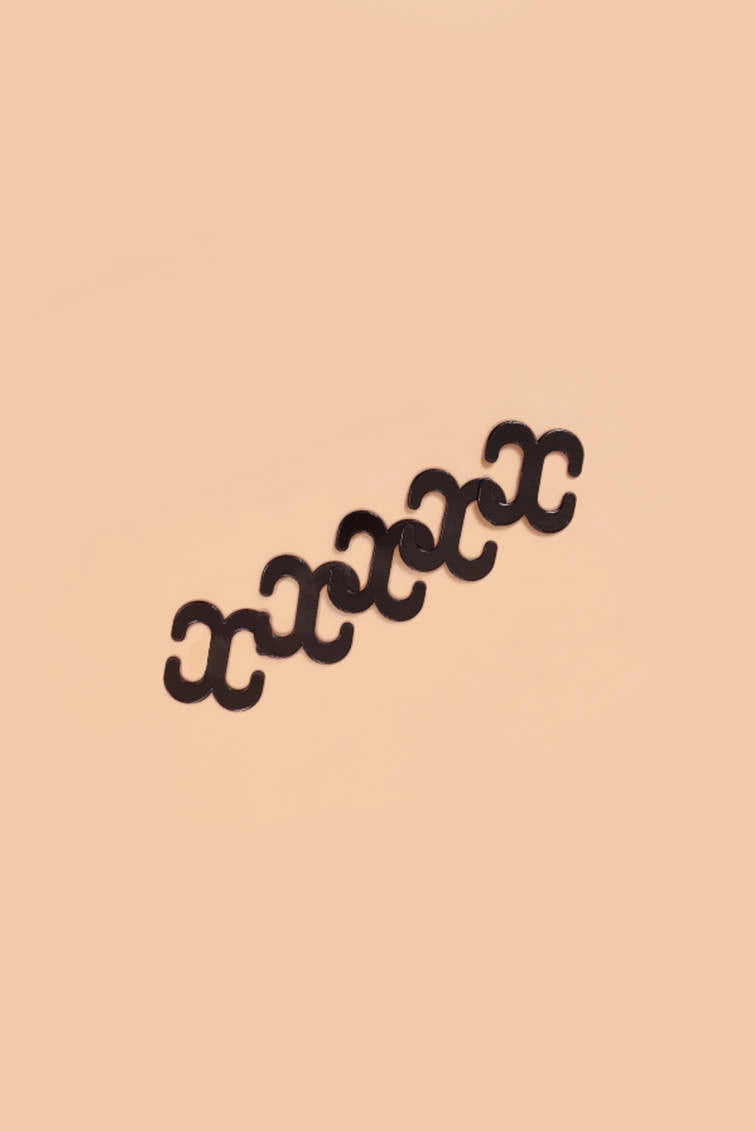 Bra strap connector clip (black) (Discount Group B) | Gorteks | MySalvio