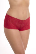 Red lace boyshorts briefs | GAIA | MySalvio